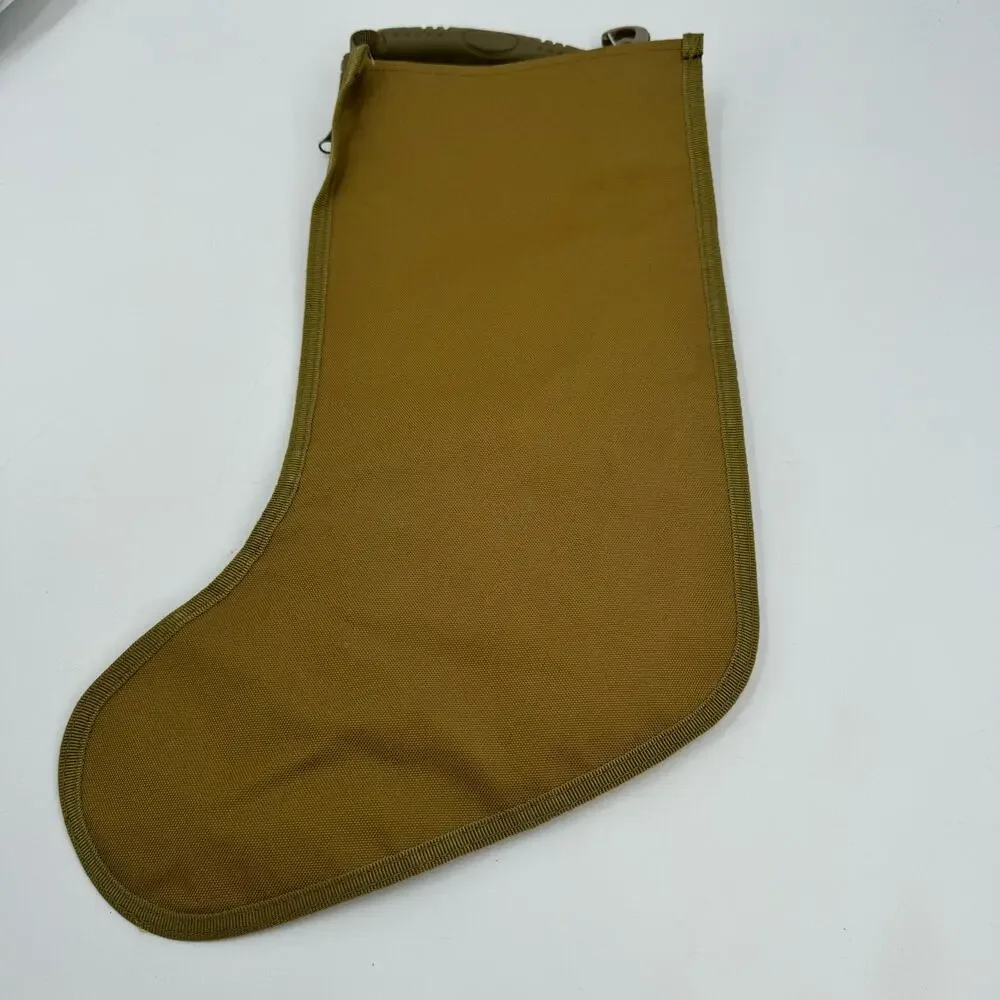 NWOT Caliber Gourmet Green Tactical Christmas Stocking